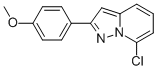 7-Chloro-2-(4-methoxyphenyl)pyrazolo[1,5-a]pyridine Structure,437384-17-3Structure