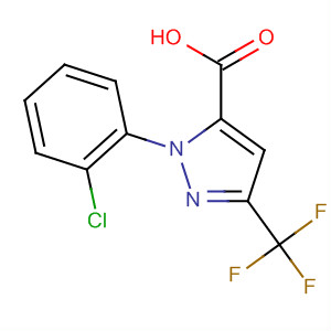 1-(2-Chlorophenyl)-3-(trifluoromethyl)-1h-pyrazole-5-carboxylic acid Structure,437711-25-6Structure