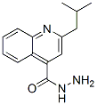 4-Quinolinecarboxylicacid,2-(2-methylpropyl)-,hydrazide(9ci) Structure,438218-35-0Structure