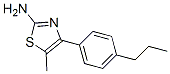 5-Methyl-4-(4-propylphenyl)-1,3-thiazol-2-amine Structure,438223-45-1Structure