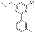 4-Chloro-6-(methoxymethyl)-2-(3-methylphenyl)pyrimidine Structure,438249-83-3Structure