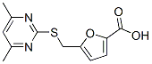 5-(4,6-Dimethyl-pyrimidin-2-ylsulfanylmethyl)-furan-2-carboxylic acid Structure,438622-94-7Structure