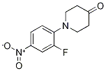 1-(2-Fluoro-4-nitrophenyl)piperidin-4-one Structure,439097-58-2Structure