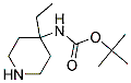 4-乙基-4-N-Boc-氨基哌啶結(jié)構(gòu)式_440101-15-5結(jié)構(gòu)式