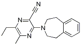 6-Ethyl-5-methyl-3-(1,2,4,5-tetrahydro-3h-3-benzazepin-3-yl)-2-pyrazinecarbonitrile Structure,440124-11-8Structure