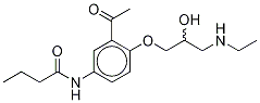 Rac n-desisopropyl-n-ethyl acebutolol Structure,441019-91-6Structure