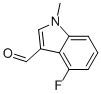 4-Fluoro-1-methyl-1h-indole-3-carbaldehyde Structure,441715-35-1Structure