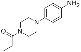 1-[4-(4-Aminophenyl)-1-piperazinyl]-1-propanone Structure,442549-70-4Structure