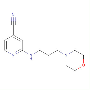 2-(3-Morpholinopropylamino)isonicotinonitrile Structure,442846-87-9Structure