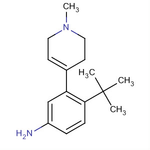 4-Tert-butyl-3-(1-methyl-1,2,3,6-tetrahydropyridin-4-yl)aniline Structure,442847-08-7Structure