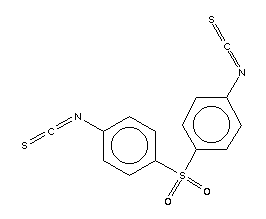 雙(4-異硫氰酸苯基)砜結(jié)構(gòu)式_4430-49-3結(jié)構(gòu)式