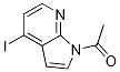 Ethanone, 1-(4-iodo-1H-pyrrolo[2,3-b]pyridin-1-yl)- Structure,443729-67-7Structure