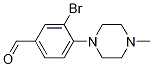 3-Bromo-4-(4-methyl-1-piperazinyl)benzaldehyde Structure,443777-03-5Structure