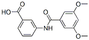 Benzoic acid, 3-[(3,5-dimethoxybenzoyl)amino]- Structure,444080-03-9Structure