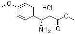 (S)-3-氨基-3-(4-甲氧基苯基)-丙酸甲酯鹽酸鹽結(jié)構(gòu)式_444119-40-8結(jié)構(gòu)式