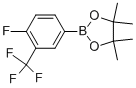 4-Fluoro-3-(trifluoromethyl)phenylboronic acid pinacol ester Structure,445303-14-0Structure