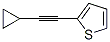 (9CI)-2-(環(huán)丙基乙炔)-噻吩結(jié)構(gòu)式_445424-06-6結(jié)構(gòu)式