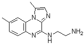 N1-​(1,​8-​二甲基咪唑并[1,​2-​a]​喹噁啉-​4-​基)​-1,​2-​乙二胺結(jié)構(gòu)式_445430-58-0結(jié)構(gòu)式