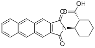 (1R)-2-(Anthracene-2,3-dicarboximido)-cyclohexanecarboxylic Acid Structure,446044-44-6Structure