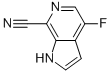 4-Fluoro-1h-pyrrolo[2,3-c]pyridine-7-carbonitrile Structure,446284-50-0Structure