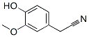 (4-Hydroxy-3-methoxy-phenyl)acetonitrile Structure,4468-59-1Structure