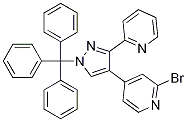 2-Bromo-4-(3-(pyridin-2-yl)-1-trityl-1h-pyrazol-4-yl)pyridine Structure,446880-83-7Structure