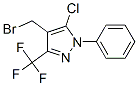 4-Bromomethyl-5-chloro-1-phenyl-3-trifluoromethyl-1H-pyrazole Structure,447401-77-6Structure