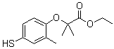 Ethyl 2-(4-mercapto-2-methylphenoxy)-2-methylpropanoate Structure,447406-77-1Structure