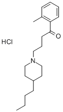 4-(4-Butyl-1-piperidinyl)-1-(2-methylphenyl)-1-butanone hydrochloride (1:1) Structure,447407-36-5Structure