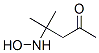 2-Pentanone, 4-(hydroxyamino)-4-methyl-(9ci) Structure,44824-58-0Structure