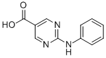 2-Anilinopyrimidine-5-carboxylic acid Structure,450368-25-9Structure