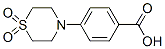 4-(1,1-Dioxo-1lambda6,4-thiazinan-4-yl)benzenecarboxylic acid Structure,451485-62-4Structure