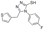 4-(4-Fluorophenyl)-5-(3-thienylmethyl)-4H-1,2,4-triazole-3-thiol Structure,451502-02-6Structure