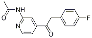 N-{4-2-(4-fluorophenyl)-acetyl-pyridin-2-yl}-acetamide Structure,452056-81-4Structure