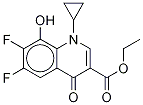 Ethyl 1-cyclopropyl-6,7-difluoro-8-hydroxy-4-oxo-1,4-dihydroquinoline-3-carboxylate Structure,452092-31-8Structure