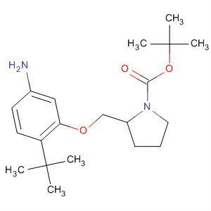 (S)-2-((5-氨基-2-叔丁基苯氧基)甲基)吡咯烷-1-羧酸叔丁酯結構式_453560-51-5結構式