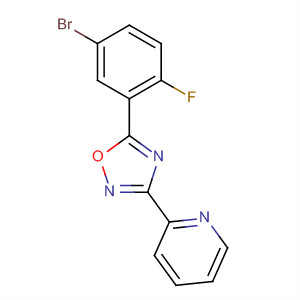 3-(Pyridin-2-yl)-5-(5-bromo-2-fluorophenyl)-1,2,4-oxadiazole Structure,453566-35-3Structure