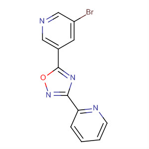 3-(Pyridin-2-yl)-5-(5-bromopyrid-3-yl)-1,2,4-oxadiazole Structure,453566-37-5Structure