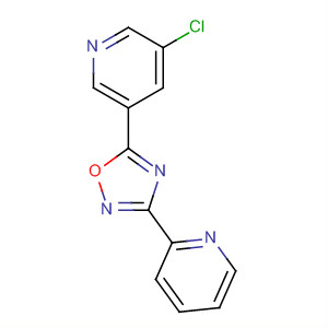 3-(Pyridin-2-yl)-5-(5-chloro-pyrid-3-yl)-1,2,4-oxadiazole Structure,453566-38-6Structure