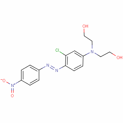 Ethanol, 2,2-[[3-chloro-4-[(4-nitrophenyl) azo]phenyl]imino]bis- Structure,4540-00-5Structure