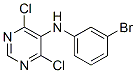 N-(3-bromophenyl)-4,6-dichloropyrimidin-5-amine Structure,454685-38-2Structure