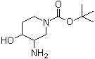 Tert-butyl 3-amino-4-hydroxypiperidine-1-carboxylate Structure,454709-92-3Structure