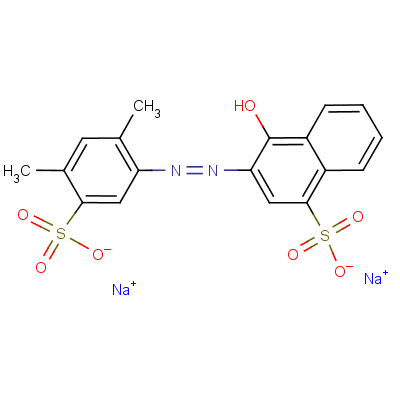 Ponceau sx Structure,4548-53-2Structure