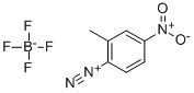 2-Methyl-4-nitrobenzenediazonium tetrafluoroborate Structure,455-90-3Structure