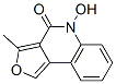 Furo[3,4-c]quinolin-4(5h)-one, 5-hydroxy-3-methyl-(9ci) Structure,458525-38-7Structure