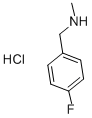 (4-Fluoro-benzyl)-methylamine hcl Structure,459-20-1Structure