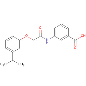 3-(2-(3-Isopropylphenoxy)acetamido)benzoic acid Structure,459130-15-5Structure