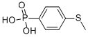 (4-Methylsulfanyl-phenyl)-phosphonic acid Structure,46061-42-1Structure