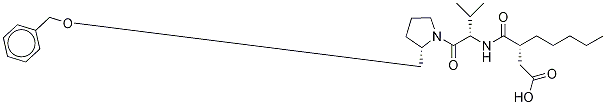 3-(R)-[1-(2-(s)-benzyloxymethyl-pyrrolidine-1-carbonyl)-2-(s)-methyl-propylcarbamoyl)-octanoic acid Structure,460754-31-8Structure