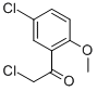 Ethanone, 2-chloro-1-(5-chloro-2-methoxyphenyl)-(9ci) Structure,46173-06-2Structure